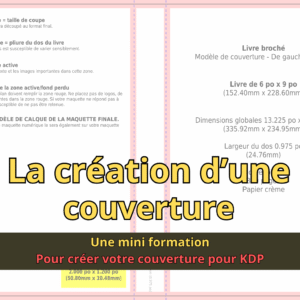 Couverture d’ouvrage : Formation : Comment créer une couverture pour Amazon KDP ?